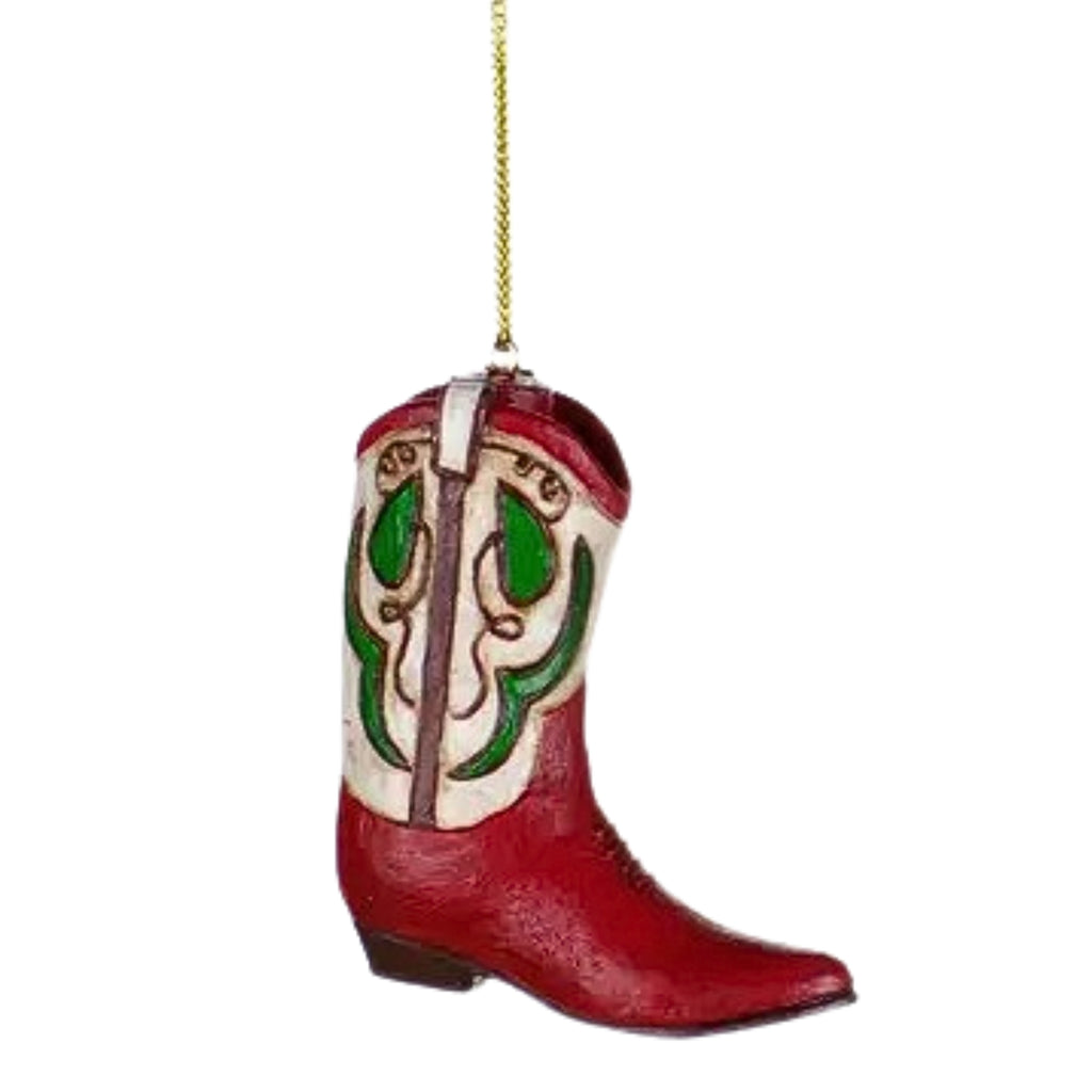 Cowboy Boot Christmas Ornaments