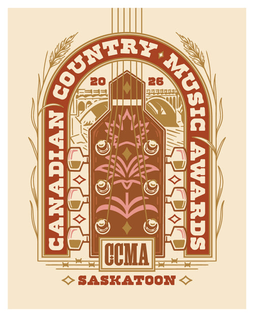 2026 CCMA Awards Poster — Saskatoon